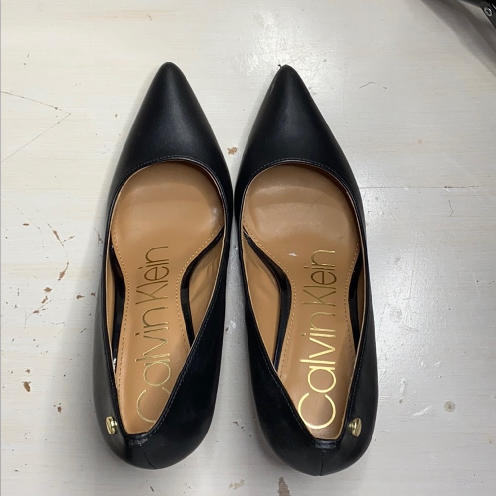 Calvin Klein black heels.